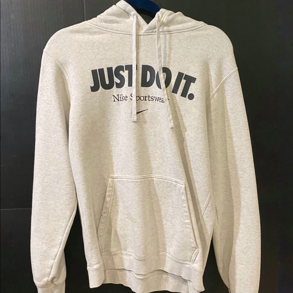 White Nike “Just do it” Men’s Hoodie
